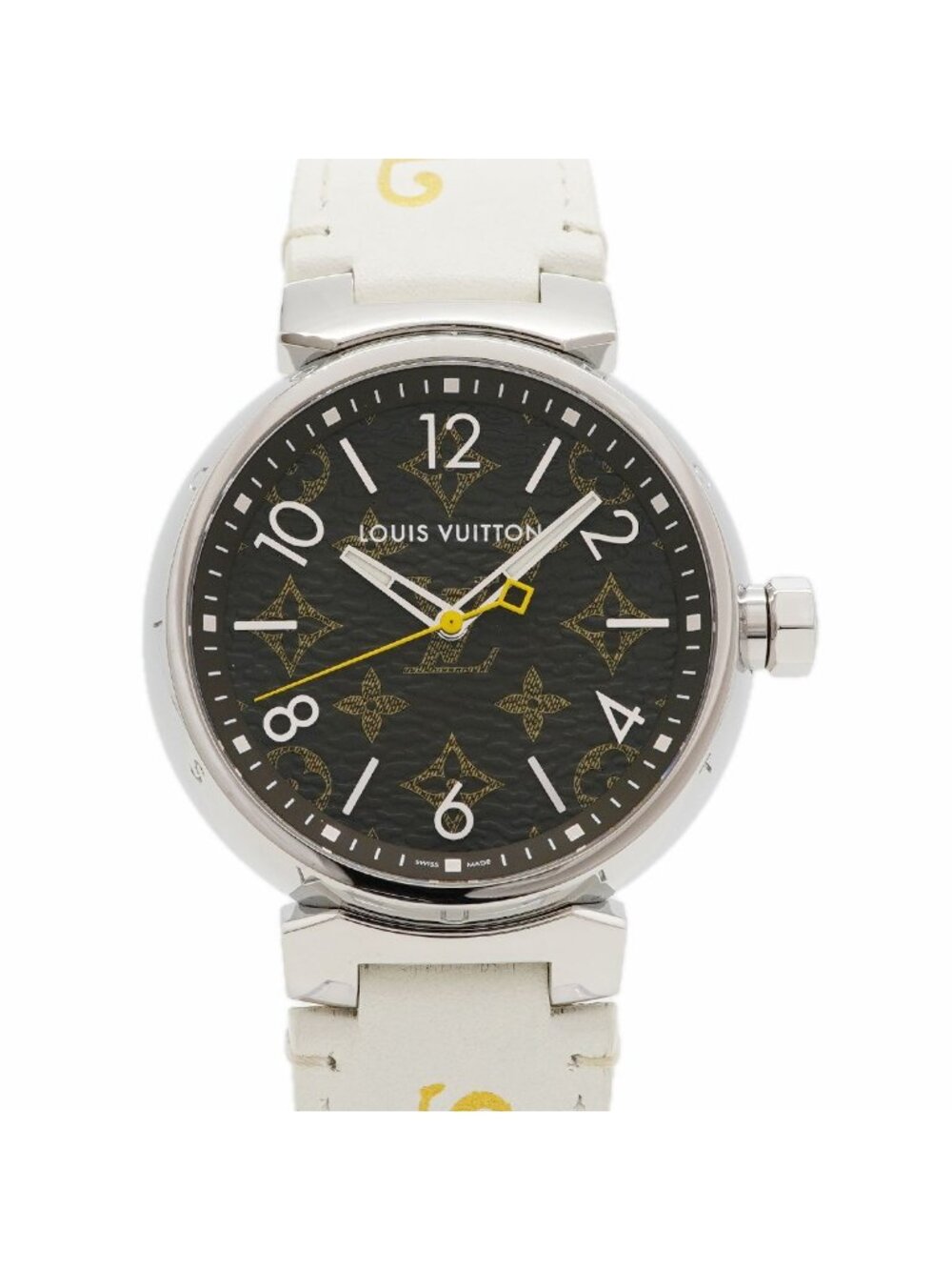 Louis Vuitton Tambour Monogram Brown Dial Watch